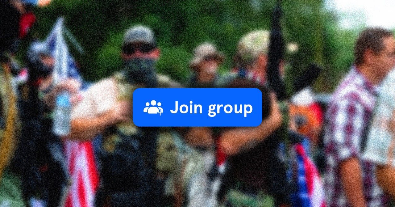 Extremist Militias Are Coordinating in More Than 100 Facebook Groups