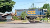 CSX train derails in upstate NY, crashes into home. See video of the aftermath