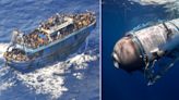 A tale of two disasters: Missing Titanic sub captivates the world days after deadly migrant shipwreck