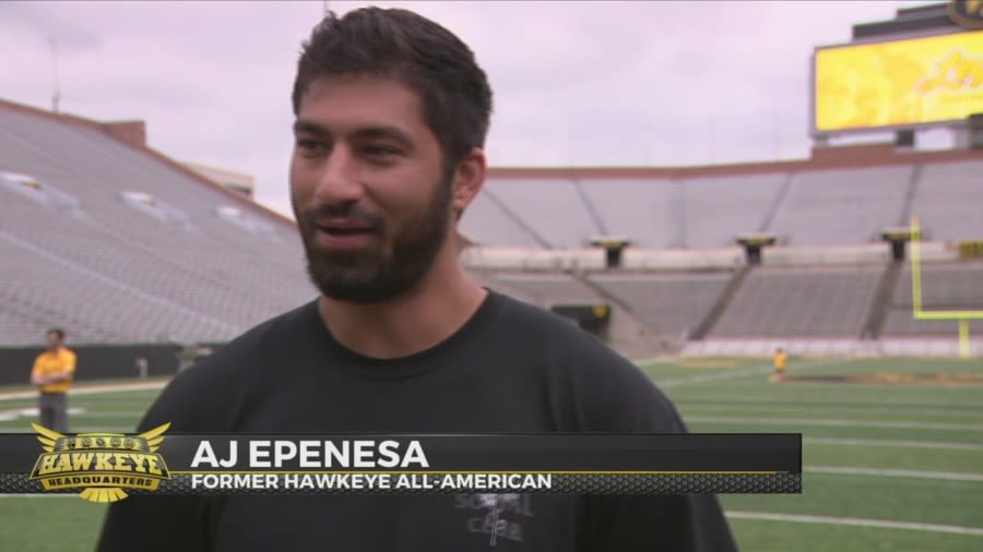 One on one with Hawkeyes All-American AJ Epenesa