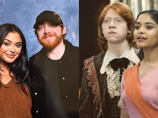 Harry Potter fans tear up as Ron Weasley, Rupert Grint, and Padma Patil, Afshan Ahmed, meet after 20 years, share then and now pics