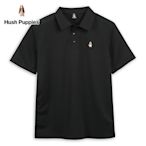 Hush Puppies POLO衫 男裝品牌英文立體鋼模素色機能POLO衫