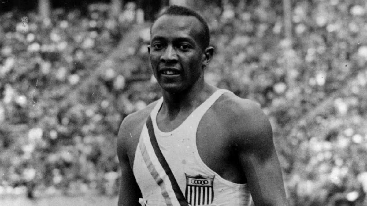 Jesse Owens’ achievements at 1936 Olympics were ‘thumb in the eye’ to Adolf Hitler, his grandson says