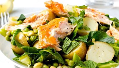 Jamie Oliver's salmon dish is a 'twist on good-old potato salad'