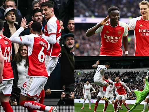 Arsenal player ratings vs Tottenham: Kai Havertz the king of north London after scoring vital derby winner to cap superb display as David Raya's blushes spared after another awful blunder | Goal.com Cameroon