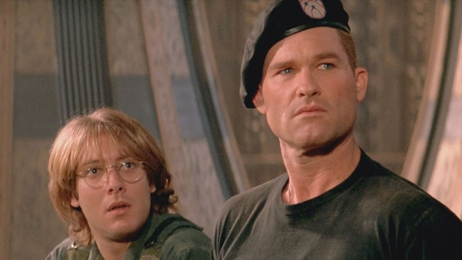 Kurt Russell Had To Drag James Spader Out Of His Trailer For Stargate - SlashFilm