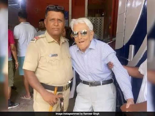 Ranveer Singh's 93-Year-Old Grandfather Casts His Vote: " Rockstar Nana"