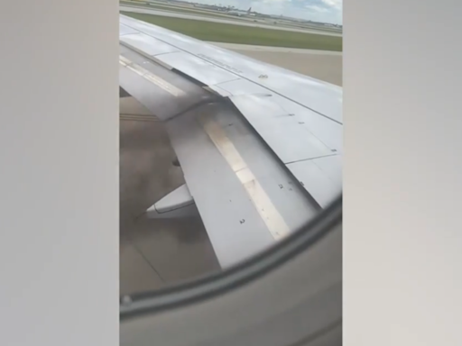 United Airlines flight catches fire just before takeoff halting arrivals at Chicago O'Hare