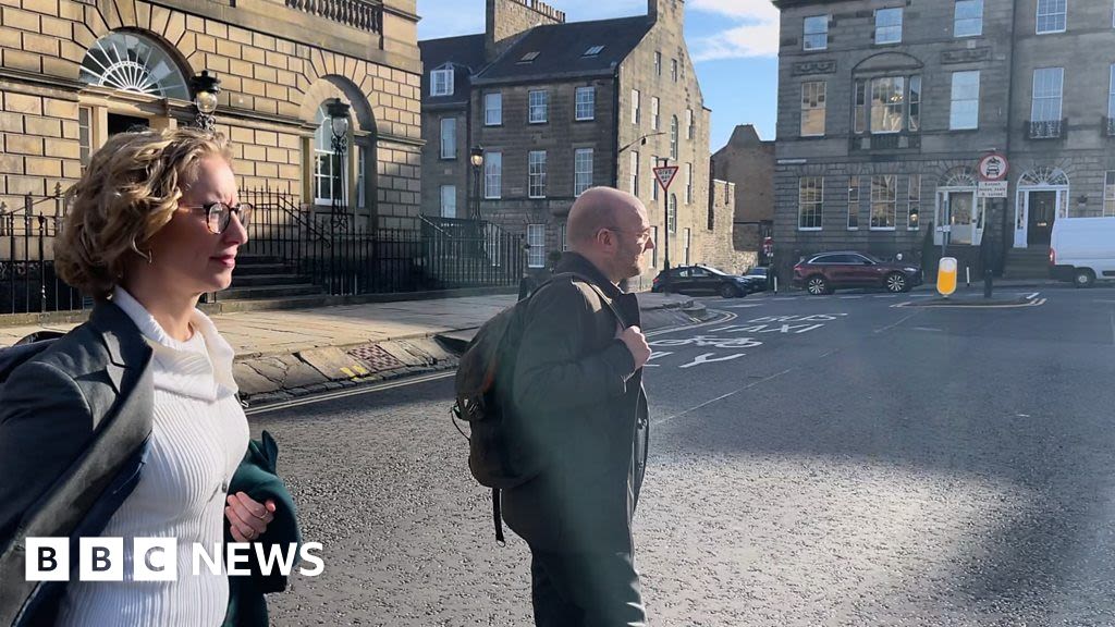 Watch: Scottish Greens co-leaders leaving Bute House