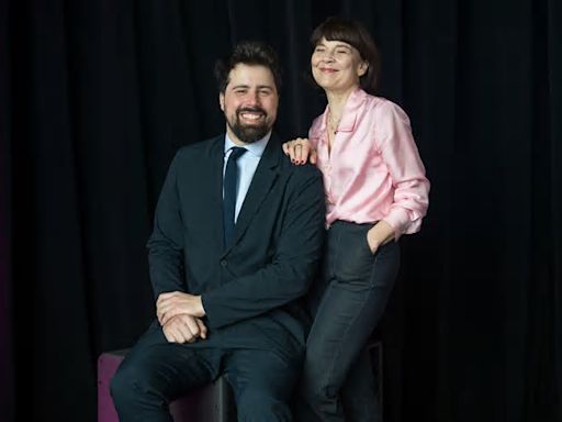 Anne Dorval et Philippe-Audrey Larrue Saint-Jacques au visionnement de Splendeur & Influence!