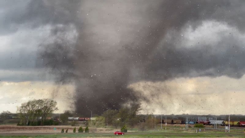 Devastating tornadoes flatten homes in Nebraska and Iowa as storm threat continues