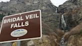 Woman hospitalized after struck by falling 30-pound rock at Bridal Veil Falls