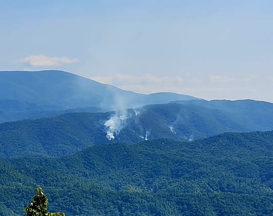 Flint Gap Fire estimated to be 28 acres, not contained