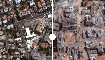 Satellite images reveal Israeli destruction of hospitals in Gaza