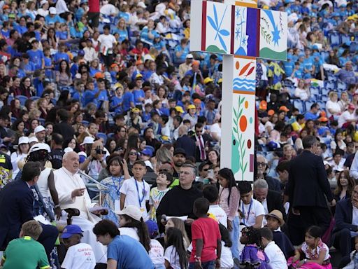 El Papa Francisco inaugura el Día Mundial de los Niños en el Estadio Olímpico de Roma