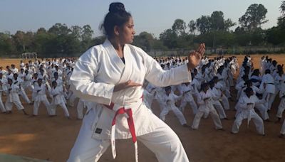 Hyderabad’s Lakshmi Samrajyam empowers lives through martial arts