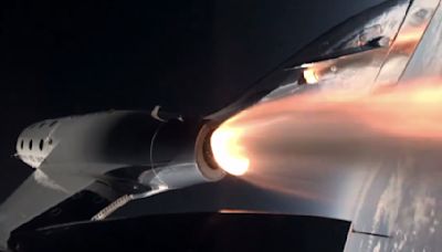 Watch an awe-inspiring video from final flight of Virgin Galactic's VSS Unity spaceplane