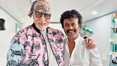 Rajinikanth shares picture with Amitabh Bachchan