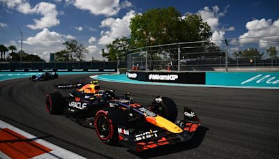 Checo saldrá cuarto en el GP de Miami; pole para Verstappen