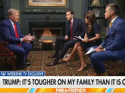 Trump Claims Legal Troubles ‘Tougher’ on Family Than Him: ‘All These Salacious Names They Put In’