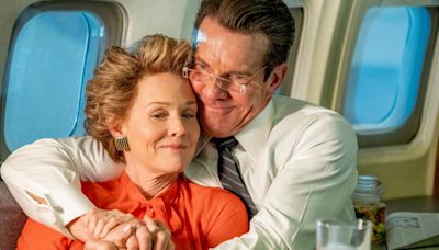 Dennis Quaid talks about filming new 'Reagan' movie at Reagan library event