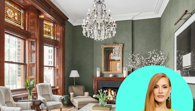 Actress Jessica Chastain Just Listed Her Gorgeous Guilded Age Apartment for $7.4 Million
