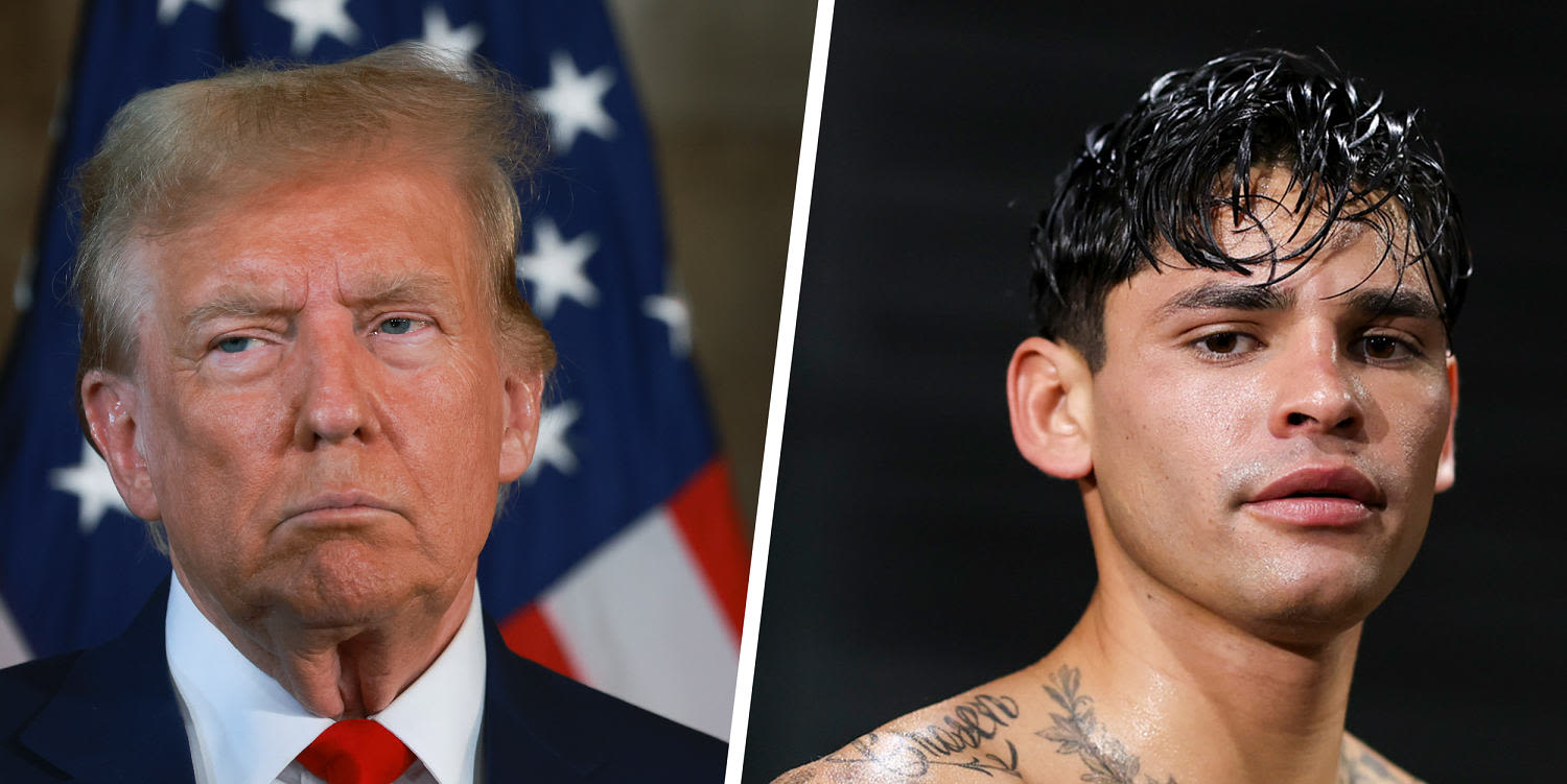 Boxer Ryan Garcia backs Trump after becoming a full-blown conspiracy theorist