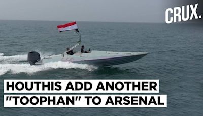 After "Toophan -1", Houthis Flex New "Toophan al-Mudammer" Drone Boat With Strike On Red Sea Ship - News18