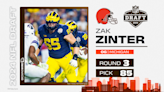 Browns draft Michigan OL Zak Zinter with 85th overall pick in 2024 NFL draft