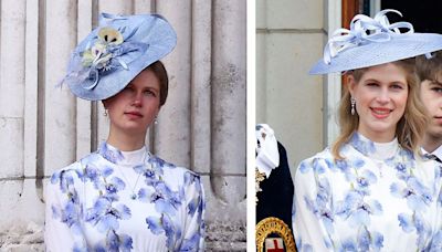 Lady Louise Windsor Rewears Her Coronation Dress for Trooping the Colour 2024