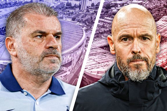 The complete Erik ten Hag vs Ange Postecoglou managerial head-to-head record