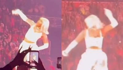 Fan lanzó objeto a Nicki Minaj en pleno concierto y la cantante reaccionó devolviéndolo con fuerza