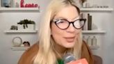 Tori Spelling gave herself an eye ulcer from sleeping with disposable contacts for 'maybe 20 days'