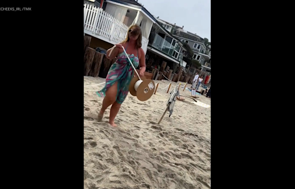 Laguna Beach woman lashes out at beachgoers in viral ‘Karen’ video