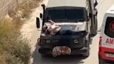 ‘Human Shielding In Action': Israeli Army Straps Wounded Palestinian To Jeep | Video