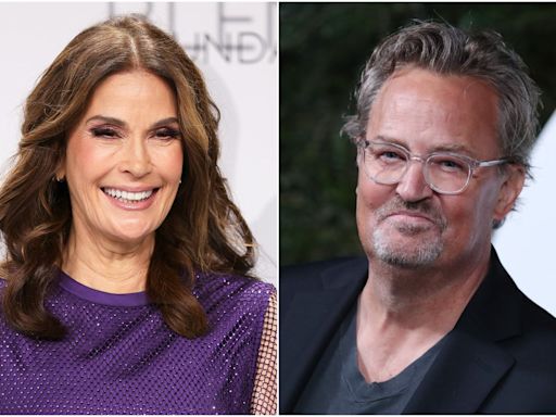 Teri Hatcher reveals texts with Matthew Perry after they were kicked off same dating app