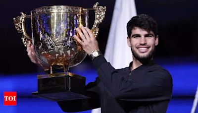 Carlos Alcaraz rallies past Jannik Sinner to win China Open | Tennis News - Times of India