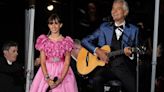 Andrea Bocelli and Virginia Bocelli, 12, duet at BST Hyde Park in new footage