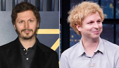 Michael Cera apologizes for his blond hair after surprising Seth Meyers with it