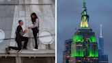 N.J. man proposed to girlfriend atop Empire State Building — after installing a dragon up there