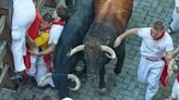 Fotos del segundo encierro de San Fermín 2024 con los toros de Cebada Gago