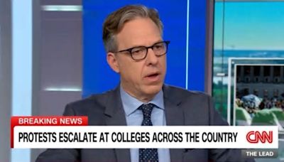 Jake Tapper Says Campus Protests Are 'Taking Room From My Show' He'd Be Using to Cover Gaza | Video