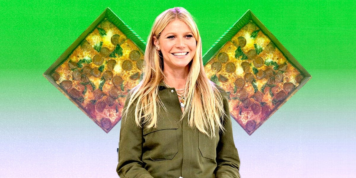 I tried Gwyneth Paltrow's Goop pizza, and it's actually … pretty good?