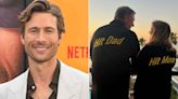 Glen Powell’s Parents Support His Latest Film with ‘Hit Mom’ and ‘Hit Dad’ Jackets — See Their Looks!