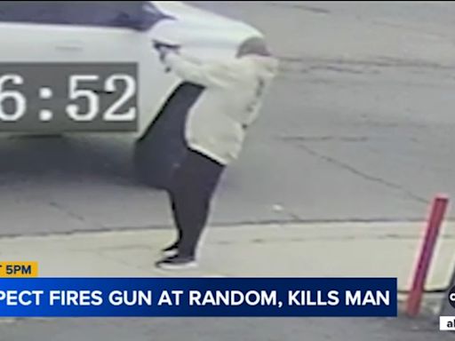 Surveillance video shows man firing randomly at passing cars in San Jacinto