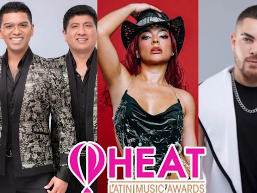 Grupo 5, Yahaira Plasencia, Cielo Torres, Amy Gutiérrez y Álvaro Rod nominados en los Premios Heat 2024