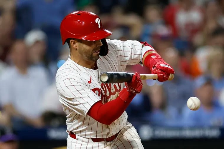 Phillies utility player Whit Merrifield is ready to ‘pick up some slack’ during Trea Turner’s absence