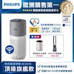 飛利浦 Philips 奈米級空氣清淨機-360度高效過濾★AC3033送兩用冷暖扇 ★適用22坪