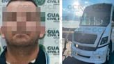 Individuo traía autobús hurtado en Guanajuato