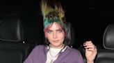 Cara Delevingne Steps Out with Wild Punk Hairstyle at Vogue World Event in London